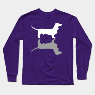 Silver Dachshund Long Sleeve T-Shirt